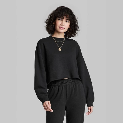 Women's Cropped Sweatshirt - Wild Fable™ Women's Cropped Sweatshirt - Wild Fable™ -Wild Fable Elegant Shop GUEST 0008db71 cbfe 4d2e aa7d d18999f83e05