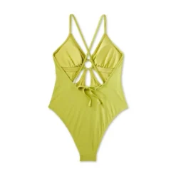 Women's Ring Front Cut Out One Piece Swimsuit - Wild Fable™ Green -Wild Fable Elegant Shop GUEST 008223ef e950 4dd6 be6e 1c6dd4ee79bb