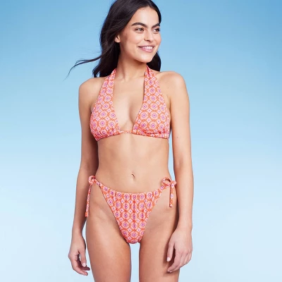 Women's Ultra High Leg Adjustable Coverage Bikini Bottom - Wild Fable™ Orange Tile Print Women's Ultra High Leg Adjustable Coverage Bikini Bottom - Wild Fable™ Orange Tile Print -Wild Fable Elegant Shop GUEST 04735cb1 194a 4581 9f5d 58a53fc28286