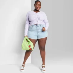 Women's Super-High Rise Rolled Cuff Jean Shorts - Wild Fable™ -Wild Fable Elegant Shop GUEST 04d440b5 c37c 4a9f aa38 6fef45cd9086