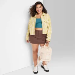 Women's Long Sleeve Cropped Button-Down Shirt - Wild Fable™ -Wild Fable Elegant Shop GUEST 053052c0 07fb 4ada 907c 9792dbfe2e2d