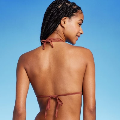 Women's Flower Charm Lurex Plisse Textured Triangle Bikini Top - Wild Fable™ Women's Flower Charm Lurex Plisse Textured Triangle Bikini Top - Wild Fable™ -Wild Fable Elegant Shop GUEST 05e2956f c80a 43f2 95fa 19fe2c8026f4