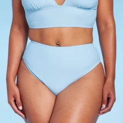 Women's High Leg Cheeky High Waist Bikini Bottom - Wild Fable™ Light Blue -Wild Fable Elegant Shop GUEST 0724145e 1bbf 438e 84bd 8671b558a8e1
