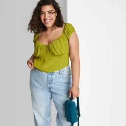 Women's Cap Sleeve Sweetheart Top - Wild Fable™ -Wild Fable Elegant Shop GUEST 0b3eb97b 478e 450d bacb 15b2f07057b6