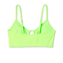 Women's Lace-Up Longline Bikini Top - Wild Fable™ Neon Green -Wild Fable Elegant Shop GUEST 0cb4703c 39b1 4daa ae4c 68432ddeb422