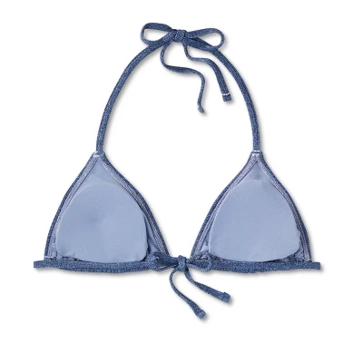 Women's Denim Textured Triangle Bikini Top - Wild Fable™ Denim Blue Women's Denim Textured Triangle Bikini Top - Wild Fable™ Denim Blue -Wild Fable Elegant Shop GUEST 0cf0bccb ca47 4001 8463 207f46be0df7