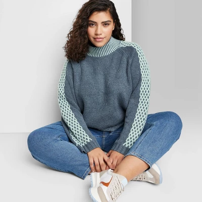 Women's Mock Turtleneck Boxy Pullover Sweater - Wild Fable™ Women's Mock Turtleneck Boxy Pullover Sweater - Wild Fable™ -Wild Fable Elegant Shop GUEST 0da729d7 cc67 40a1 9363 59919c8df51b