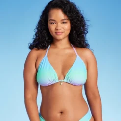 Women's Triangle Bikini Top With Shell Charm - Wild Fable™ -Wild Fable Elegant Shop GUEST 1181a227 13bd 49b4 9757 c2c4cf76f405