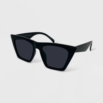 Women's Plastic Angular Solid Cateye Sunglasses - Wild Fable™ Black Women's Plastic Angular Solid Cateye Sunglasses - Wild Fable™ Black -Wild Fable Elegant Shop GUEST 13257f13 a483 434a 8b84 93dde1e9b146