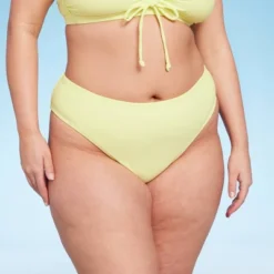 Women's High Leg Cheeky Bikini Bottom - Wild Fable™ Light Yellow -Wild Fable Elegant Shop GUEST 13543ff4 f661 4d2c 985c c80ff984cabb