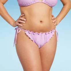 Women's Ruffle Side-Tie Adjustable Coverage Bikini Bottom - Wild Fable™ -Wild Fable Elegant Shop GUEST 14edd9f2 a491 4484 be9f e6a51628348d