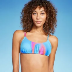 Women's Tunnel Front Bralette Bikini Top - Wild Fable™ Blue Marble Print -Wild Fable Elegant Shop GUEST 16df0405 abdc 4e39 97f7 b50bdaaf908c