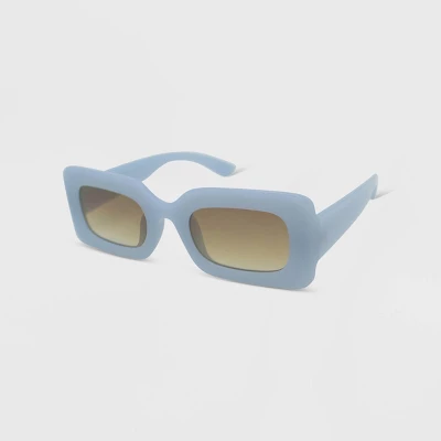Women's Milky Plastic Rectangle Sunglasses - Wild Fable™ Blue Women's Milky Plastic Rectangle Sunglasses - Wild Fable™ Blue -Wild Fable Elegant Shop GUEST 1759a689 0e70 47a6 8084 d1c82f445846
