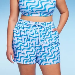 Women's 5" Board Swim Shorts - Wild Fable™ Multi Blue Swirl Print 7 Women's 5" Board Swim Shorts - Wild Fable™ Multi Blue Swirl Print -Wild Fable Elegant Shop GUEST 19ccdb06 ab5f 4a58 9432 12ba71070a8c