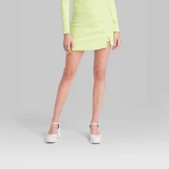 Women's High-Rise Bodycon Mini Skort - Wild Fable™