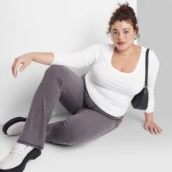 Women's Long Sleeve Scoop Neck T-Shirt - Wild Fable™ -Wild Fable Elegant Shop GUEST 1c2514ab 3602 43a8 b2ad 635e46781aec