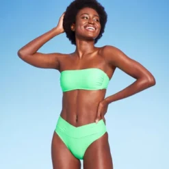 Women's Crossover High Leg Cheeky Mid-Rise Bikini Bottom - Wild Fable™ -Wild Fable Elegant Shop GUEST 1c4fca13 0367 497b 8718 a3572d067feb