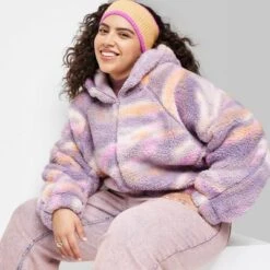 Women's Faux Shearling Full Zip-Up Sweatshirt - Wild Fable™ -Wild Fable Elegant Shop GUEST 20028696 942f 467f 873b 9b1410e1f8e9