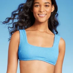 Women's Pucker Square Neck Wide Strap Bralette Bikini Top - Wild Fable™ -Wild Fable Elegant Shop GUEST 23a5c769 9c57 43ef ae2d d1bbe867a541