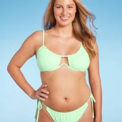 Women's Tunneled Underwire Bikini Top - Wild Fable™ Light Green -Wild Fable Elegant Shop GUEST 2492fc7a 40fa 4fe8 a437 605717abc6e9