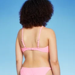 Women's Wavy Terry Textured Bralette Bikini Top - Wild Fable™ Light Pink 4 Women's Wavy Terry Textured Bralette Bikini Top - Wild Fable™ Light Pink -Wild Fable Elegant Shop GUEST 24e36406 abb1 4d49 8521 613018e8a977