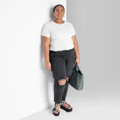 Women's Super-High Rise Curvy Tapered Jeans - Wild Fable™ Black Wash 3 Women's Super-High Rise Curvy Tapered Jeans - Wild Fable™ Black Wash -Wild Fable Elegant Shop GUEST 24f96f62 0047 4c1e 8c67 0ab7ebc7c0e7