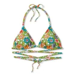 Women's Triangle Wrap Bikini Top - Wild Fable™ Multi Floral Print -Wild Fable Elegant Shop GUEST 2567a1a9 cccf 4cce a71c afd944a44bf1
