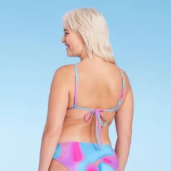 Women's Tunnel Front Bralette Bikini Top - Wild Fable™ Blue Marble Print -Wild Fable Elegant Shop GUEST 2590b86f 3a9c 4587 b451 bcb0db75379f