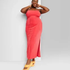 Women's Lace-Up Back Maxi Bodycon Dress - Wild Fable™ -Wild Fable Elegant Shop GUEST 25d4302b 9a29 4a2e 97c4 3c2f7422060a