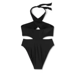 Women's Cross Front Halter One Piece Swimsuit - Wild Fable™ -Wild Fable Elegant Shop GUEST 2704cf92 6417 4a90 9b68 7e7fc50b6764