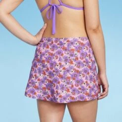 Women's Side-Slit Skirt Swimsuit Cover Up - Wild Fable™ Purple Floral Print 3 Women's Side-Slit Skirt Swimsuit Cover Up - Wild Fable™ Purple Floral Print -Wild Fable Elegant Shop GUEST 2755fdcf 45d8 48ec a240 08b72495caf2