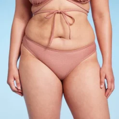 Women's High Leg Cheeky Bikini Bottom - Wild Fable™ Brown Lurex -Wild Fable Elegant Shop GUEST 27cda61d b622 413b b13a 32afe6866d09