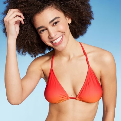 Women's Triangle Bikini Top - Wild Fable™ Orange Ombre Print Women's Triangle Bikini Top - Wild Fable™ Orange Ombre Print -Wild Fable Elegant Shop GUEST 2d950af7 aaee 436b a906 d3e54bd7fa14
