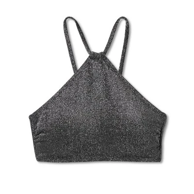 Women's High Next Halter Bralette Bikini Top - Wild Fable™ Black Lurex Women's High Next Halter Bralette Bikini Top - Wild Fable™ Black Lurex -Wild Fable Elegant Shop GUEST 2dcba322 0e74 4ebf afc1 adfc664fa491