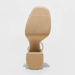 Women's Bianca Rhinestone Platform Pumps - Wild Fable™ Silver -Wild Fable Elegant Shop GUEST 2fad9b96 e6e5 4a91 89b9 040352b19708