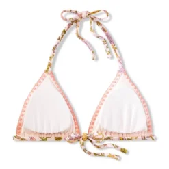 Women's Embroidered Detail Triangle Bikini Top - Wild Fable™ Multi Floral Print -Wild Fable Elegant Shop GUEST 33a0764d 2fc3 4a23 b114 590db334e553