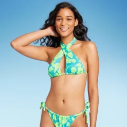 Women's Bead Detail U-Neck Multi-Way Bralette Bikini Top - Wild Fable™ Multi Tropical Print -Wild Fable Elegant Shop GUEST 33d9622b 71fe 4c6d a438 c668fdde29a0