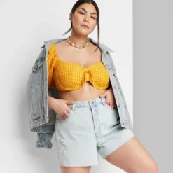 Women's High-Rise Cutoff Midi Jean Shorts - Wild Fable™ -Wild Fable Elegant Shop GUEST 33fb0a23 af38 4681 a500 d0013bb8caa6