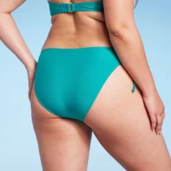 Women's Side-Tie Cheeky Bikini Bottom - Wild Fable™ Green -Wild Fable Elegant Shop GUEST 3938ae2e d0e8 40bc 812e 6e46fc332721
