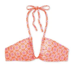 Women's U Bralette Multiway Bikini Top - Wild Fable™ Orange Tile Print -Wild Fable Elegant Shop GUEST 397705cd 0f8f 4a7b 81a1 b287ebb44128