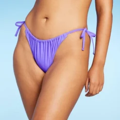 Women's Side-Tie Scoop Front High Leg Adjustable Bikini Bottom - Wild Fable™ -Wild Fable Elegant Shop GUEST 39d728d8 9e05 494f a4ee bcacdace8e3f