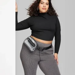 Women's Long Sleeve Mock Neck T-Shirt - Wild Fable™ -Wild Fable Elegant Shop GUEST 3d9a5123 c306 4bc0 b443 8374de0350ce