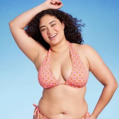 Women's U Bralette Multiway Bikini Top - Wild Fable™ Orange Tile Print -Wild Fable Elegant Shop GUEST 3de00cfe c89b 4091 aa23 9e65d2d87d86