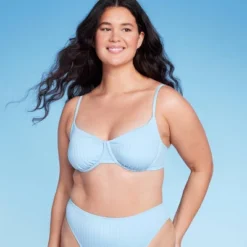 Women's Ribbed Underwire Bralette Bikini Top - Wild Fable™ -Wild Fable Elegant Shop GUEST 416a3e9c 9135 418d ba9a 9d34c53faf19