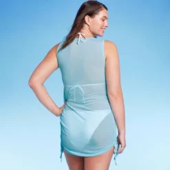 Women's Mesh Drawstring Ruched Sleeveless Cover Up Dress - Wild Fable™ 2 Women's Mesh Drawstring Ruched Sleeveless Cover Up Dress - Wild Fable™ -Wild Fable Elegant Shop GUEST 4326bce3 e1dd 4361 b6e6 f0ba22783881