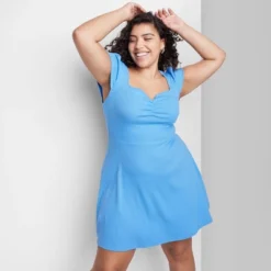 Women's Cap Short Sleeve Fit & Flare Knit Skater Dress - Wild Fable™ -Wild Fable Elegant Shop GUEST 44d33e38 594f 4067 8438 50dd5f3eb292