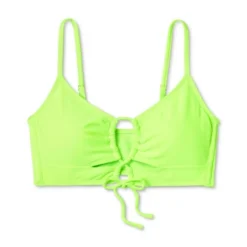 Women's Lace-Up Longline Bikini Top - Wild Fable™ Neon Green -Wild Fable Elegant Shop GUEST 45b05a28 9ca1 4419 8ce9 de21ec09eabc