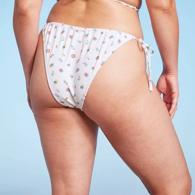 Women's Floral Print Side-Tie Ultra High Leg Adjustable Coverage Bikini Bottom - Wild Fable™ White Women's Floral Print Side-Tie Ultra High Leg Adjustable Coverage Bikini Bottom - Wild Fable™ White -Wild Fable Elegant Shop GUEST 4923c7ca 9eee 4136 96ca cd83dffc5ab9