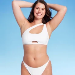 Women's Cut Out One Shoulder Bikini Top - Wild Fable™ -Wild Fable Elegant Shop GUEST 49cc38b1 8582 4ab0 a85a 4d527cba5621