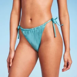 Women's Foil Strappy Extra High Leg Super Cheeky Bikini Bottom - Wild Fable™ Teal Blue 8 Women's Foil Strappy Extra High Leg Super Cheeky Bikini Bottom - Wild Fable™ Teal Blue -Wild Fable Elegant Shop GUEST 4b668b4e d9d7 44b6 b666 428ced852e4a